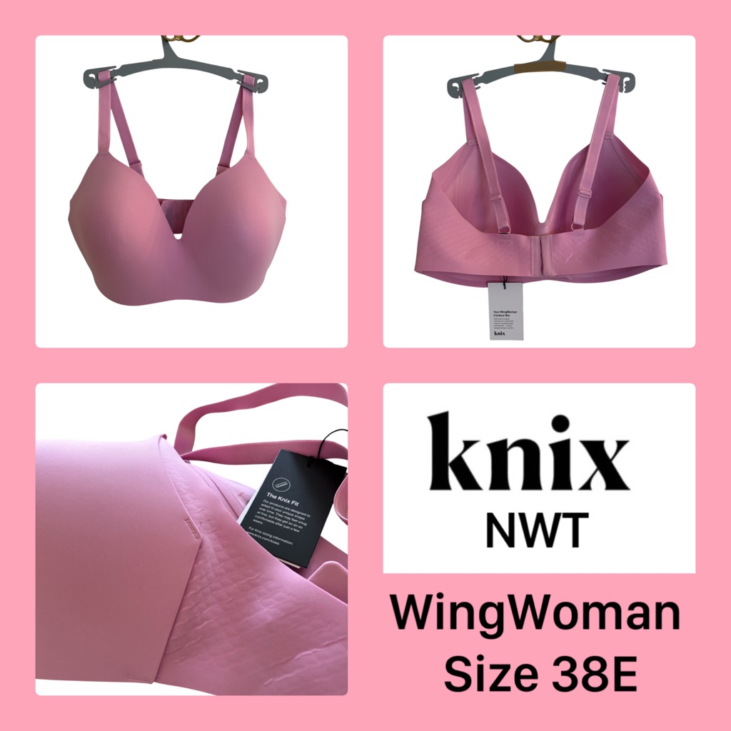 Knix Wingwoman Contour Wireless Bra Size 38e